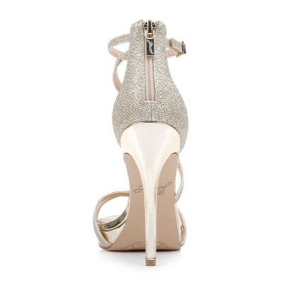 Jewel Badgley Mischka Galen Platform Glitter Evening Shoe - Size 8.5‎ - Picture 8 of 8